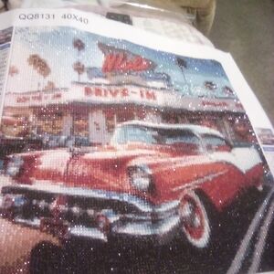 Vintage Car Diamond Painting Kit